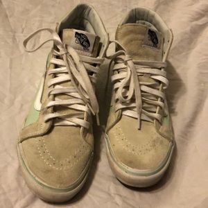 Mint Green Vans Old School High Tops